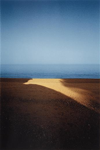 FRANCO FONTANA (1933- ) A group of four vibrant landscape photographs, including two each of pastoral fields and beach scenes.